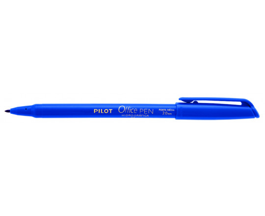 Caneta Hidrográfica Office Pen 2.0 Azul Pilot