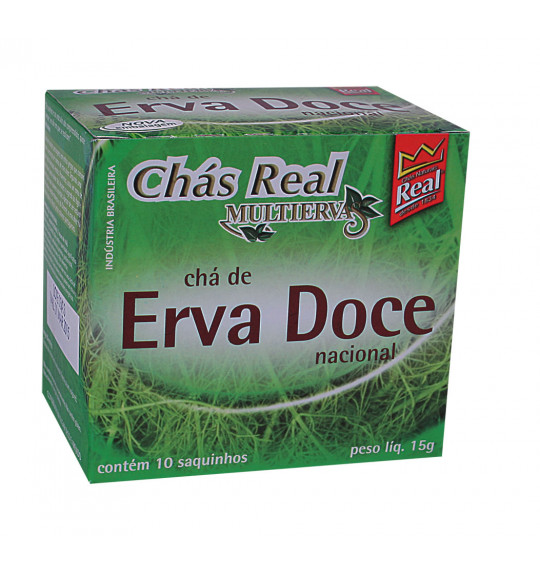 Chá Real Multiervas Erva Doce c/10