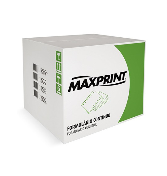 Formulário Contínuo 80 Colunas 3 Vias Maxprint