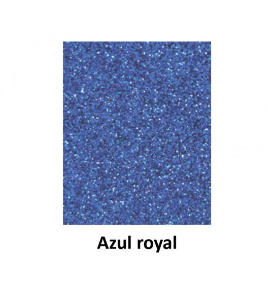 Folhas de EVA Com Brilho 40x60 Azul Royal Leo&Leo