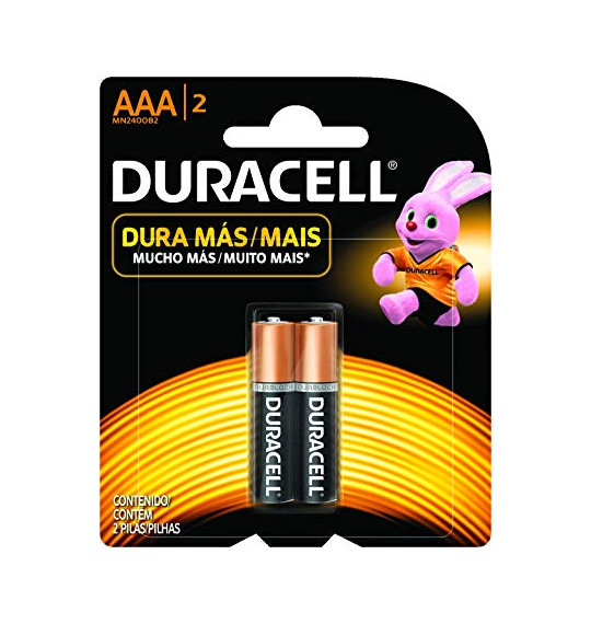 Pilha Alcalina AAA c/2 Duracell