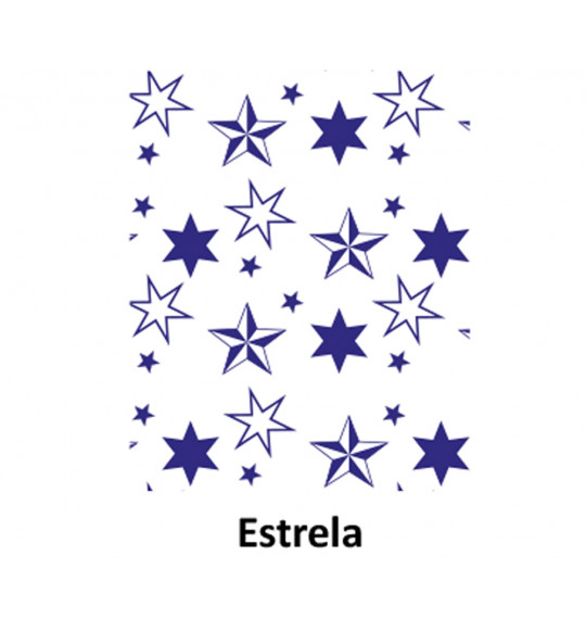 Folhas de EVA Estampa Estrela 40x60 Leo&Leo 