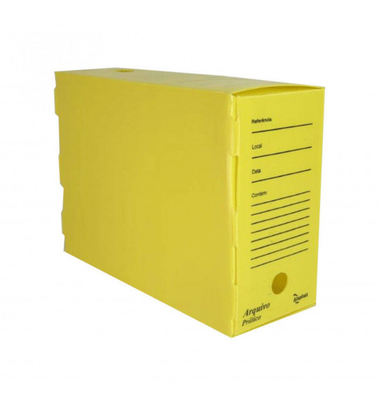 Arquivo Morto Prático Amarelo Alaplast