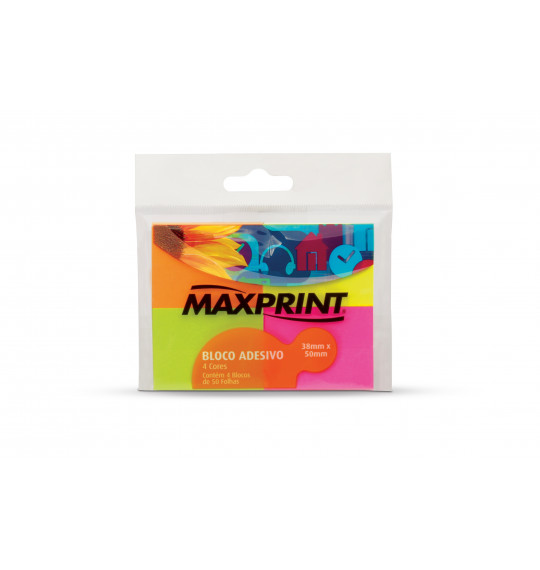 Bloco 38x50 Neon Maxprint