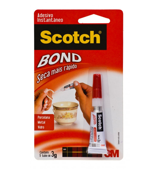Adesivo Instantâneo Bond 3g Scotch - 3M
