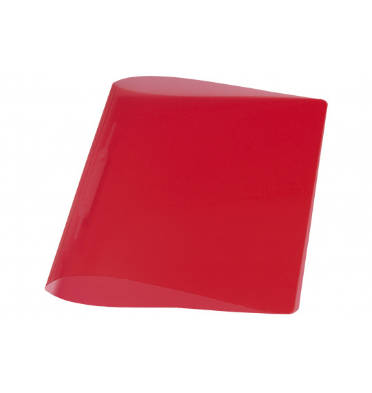 Pasta Plástica Com Grampo Trilho Vermelha Alaplast